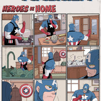 CAPTAIN AMERICA #23 GURIHIRU HEROES AT HOME VAR