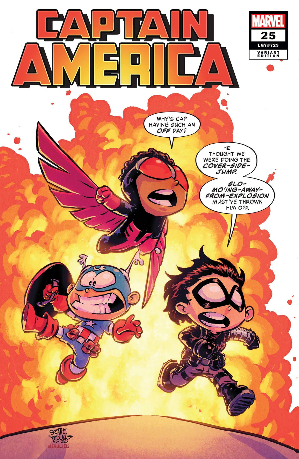 CAPTAIN AMERICA #25 YOUNG VAR