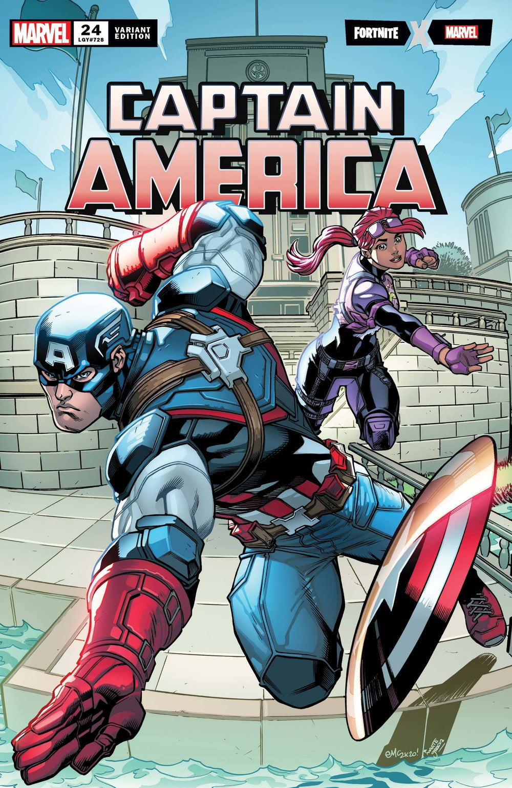 CAPTAIN AMERICA #24 MCGUINNESS FORTNITE VAR