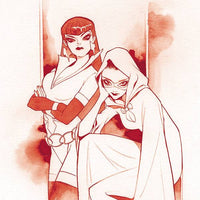 VAMPIRELLA DARK POWERS #1 MOMOKO CRIMSON RED LINE ART VIRGIN