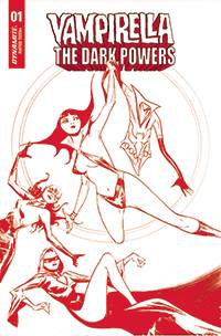 VAMPIRELLA DARK POWERS #1 LEE CRIMSON RED LINE ART CVR