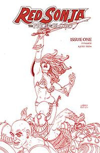 RED SONJA PRICE OF BLOOD #1 LINSNER CRIMSON RED LINE ART CVR