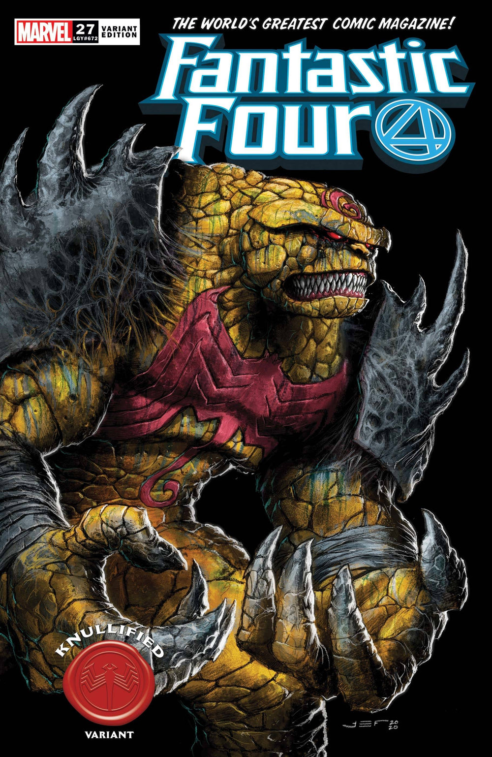 FANTASTIC FOUR #27 FERREYRA KNULLIFIED VAR EMP