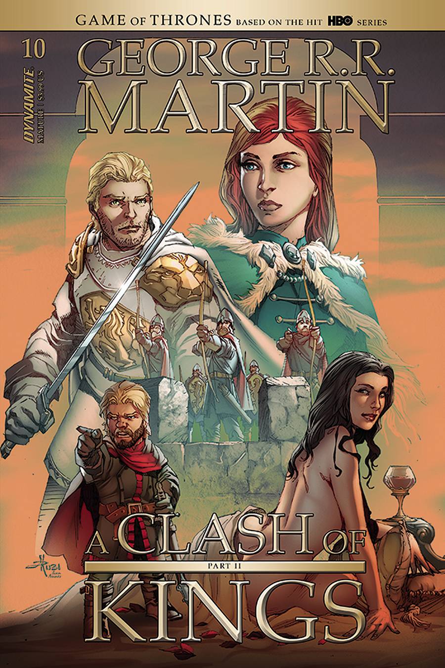 GEORGE RR MARTIN A CLASH OF KINGS #10 CVR B RUBI (MR)