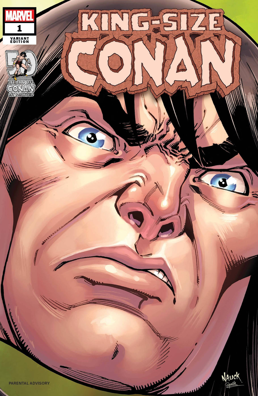 KING-SIZE CONAN #1 NAUCK HEADSHOT VAR