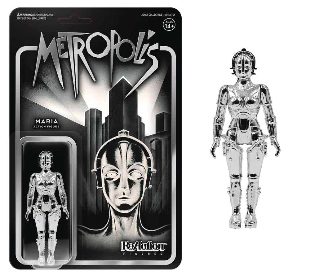 METROPOLIS MARIA SILVER VAC METAL REACTION FIGURE (NET) (C: