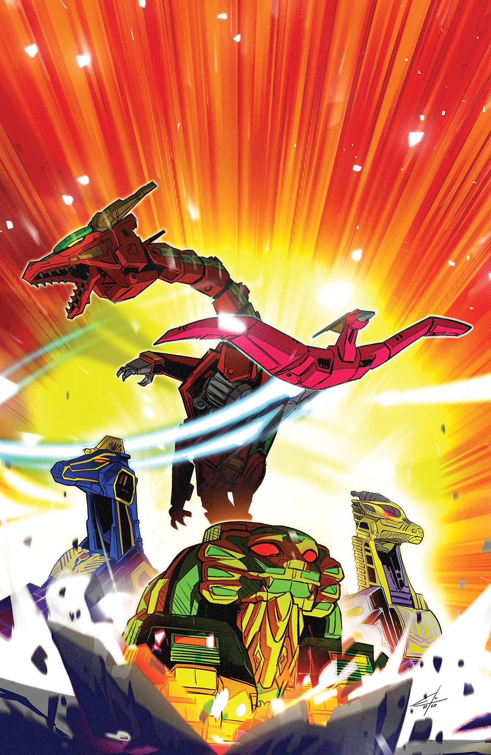 MIGHTY MORPHIN #3 CVR B CARLINI LEGACY VAR