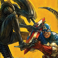CAPTAIN AMERICA #27 SHAVRIN MARVEL VS ALIEN VAR