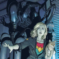 CAPTAIN MARVEL #25 MCKELVIE MARVEL VS ALIEN VAR