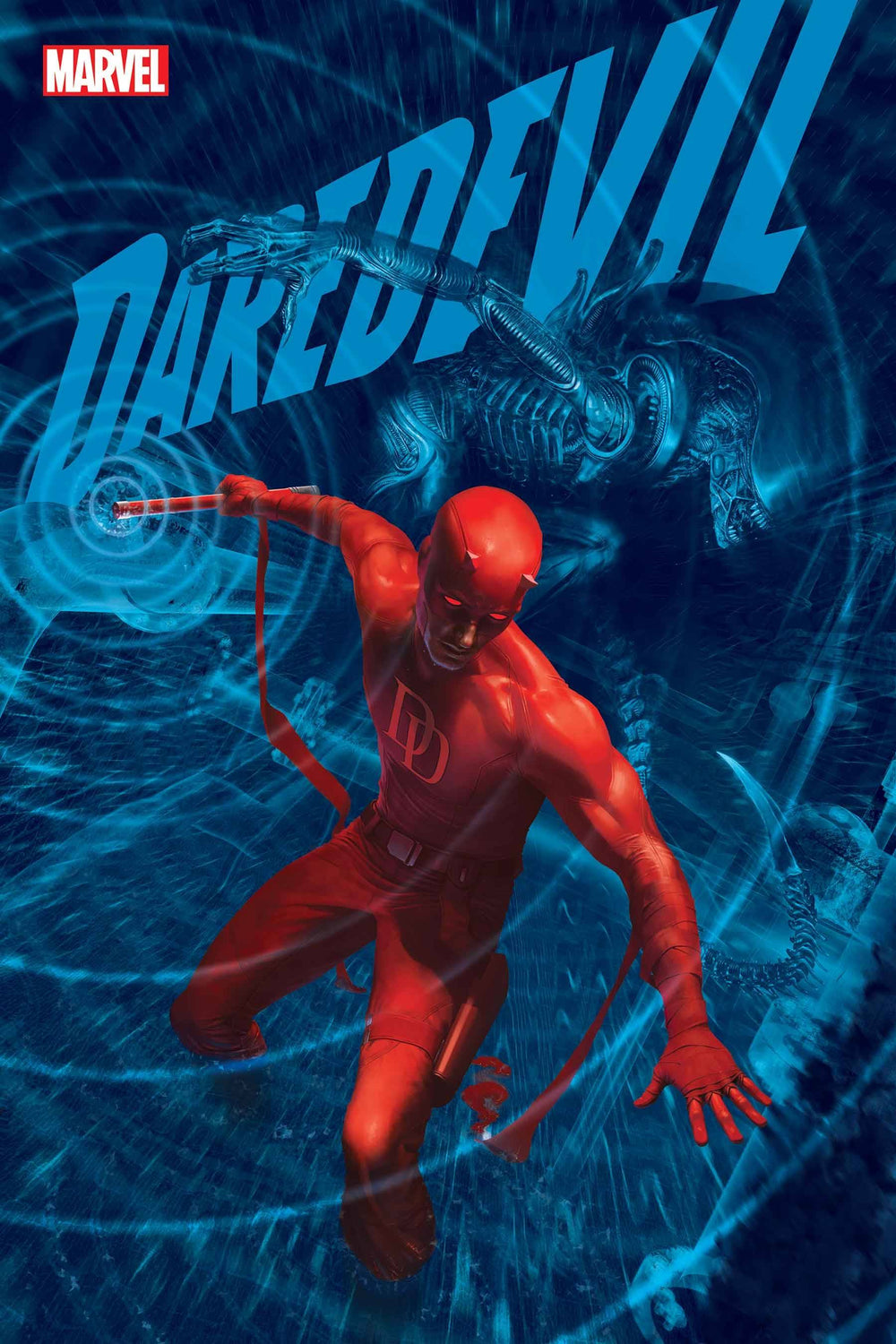 DAREDEVIL #26 RAHZZAH MARVEL VS ALIEN VAR KIB