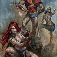RED SONJA THE SUPERPOWERS #1 PARRILLO LTD VIRGIN CVR