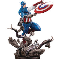 MARVEL UNIVERSE CAPTAIN AMERICA AVENGERS FINE ART STATUE