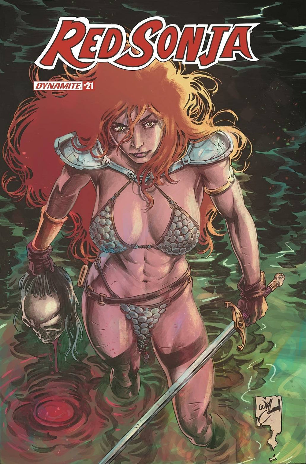 RED SONJA #21 CVR E CONRAD FOC VAR