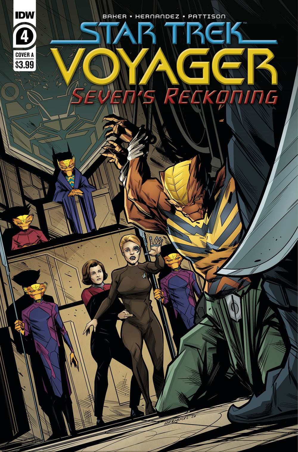 STAR TREK VOYAGER SEVENS RECKONING #4 (OF 4) CVR A  HERNANDE