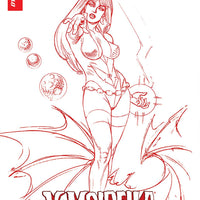 VAMPIRELLA DARK POWERS #3 LINSNER CRIMSON RED LINE ART CVR