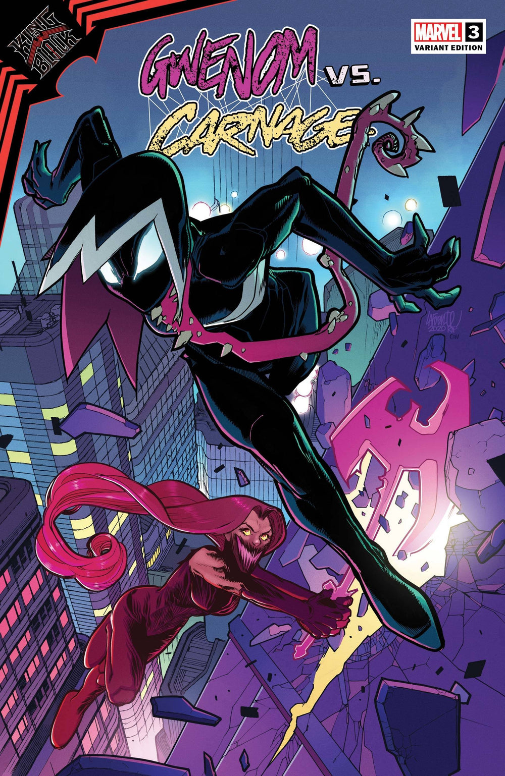 KING IN BLACK GWENOM VS CARNAGE #3 (OF 3) LAFUENTE VAR