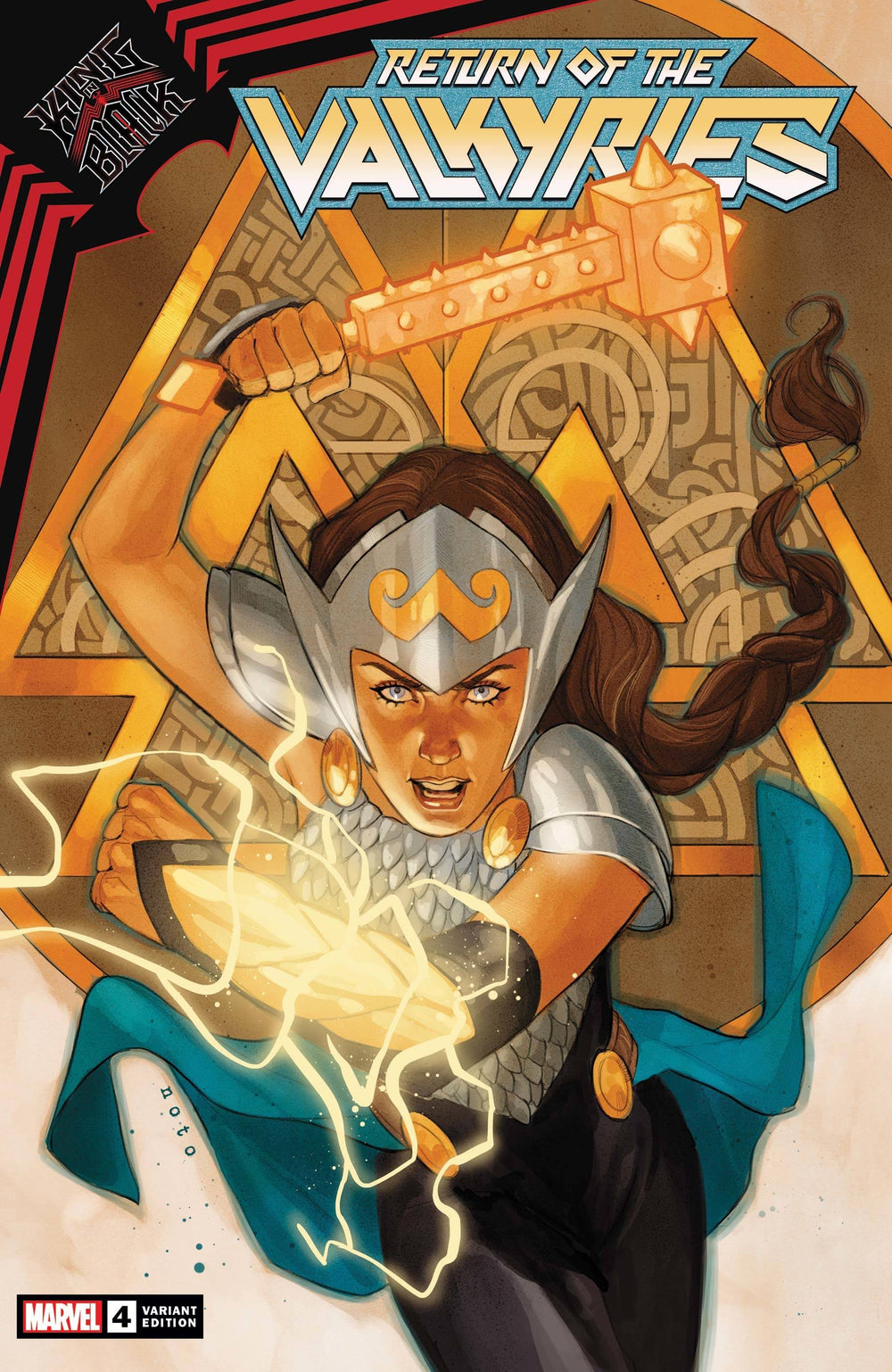 KING IN BLACK RETURN OF VALKYRIES #4 (OF 4) NOTO VALKYRIE PR