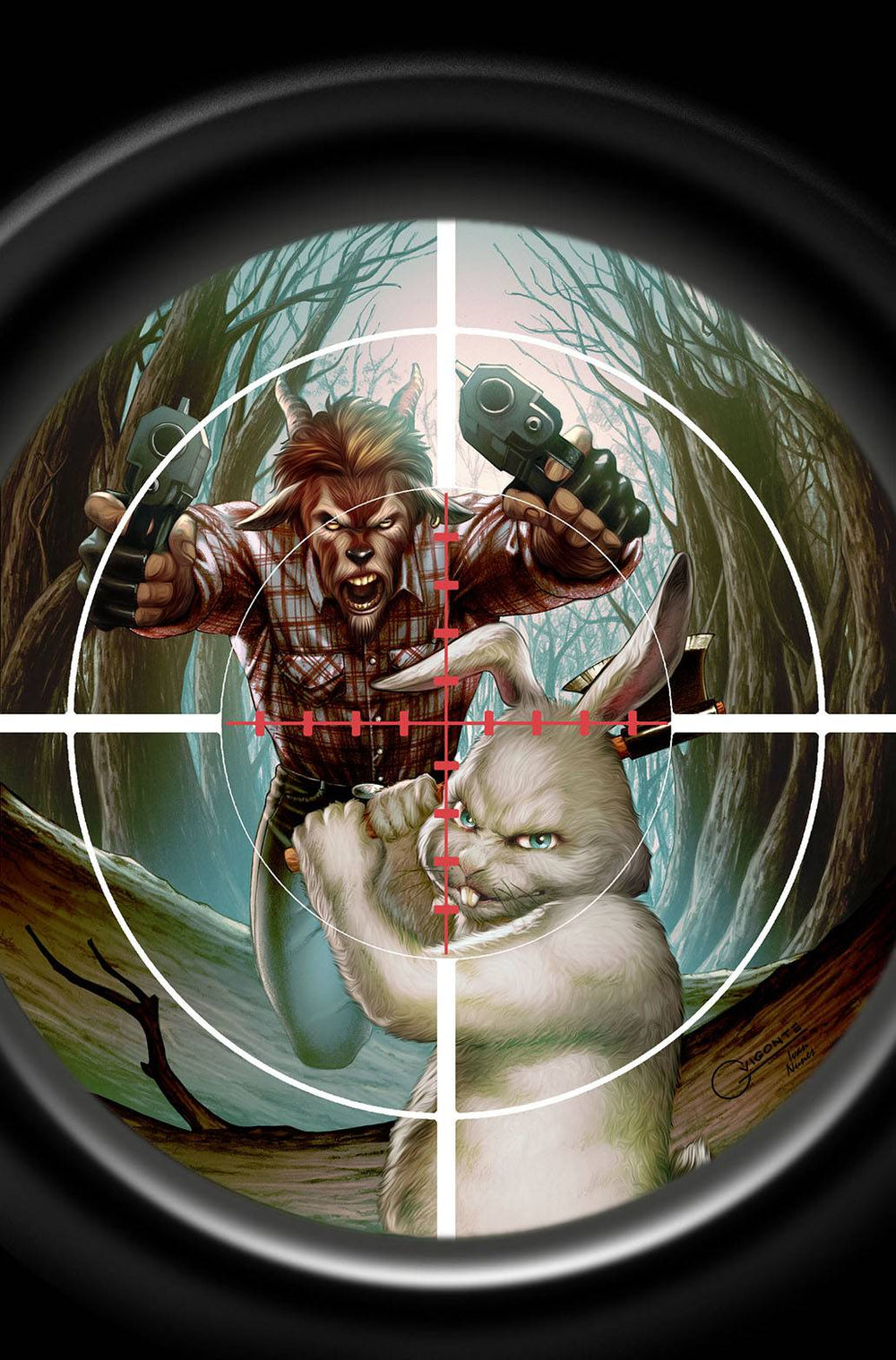 MAN GOAT & BUNNY MAN #2 (OF 3) CVR A VIGONTE