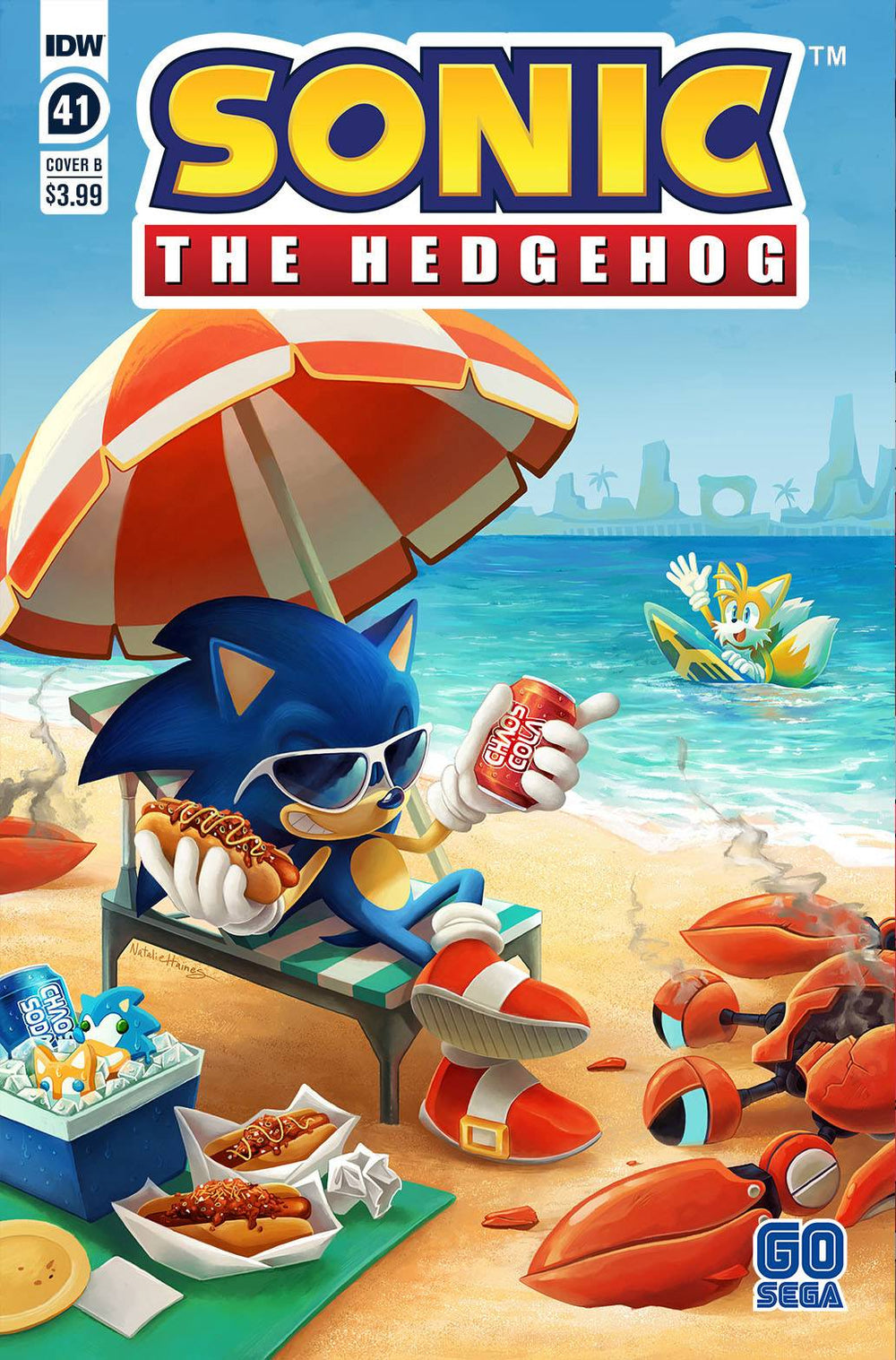 SONIC THE HEDGEHOG #41 CVR B NATALIE HAINES (C: 1-0-0)