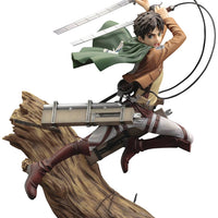 ATTACK ON TITAN EREN YEAGER ARTFX J STATUE RENEW PKG VER (NE