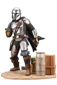 STAR WARS THE MANDALORIAN & THE CHILD ARTFX PVC STATUE