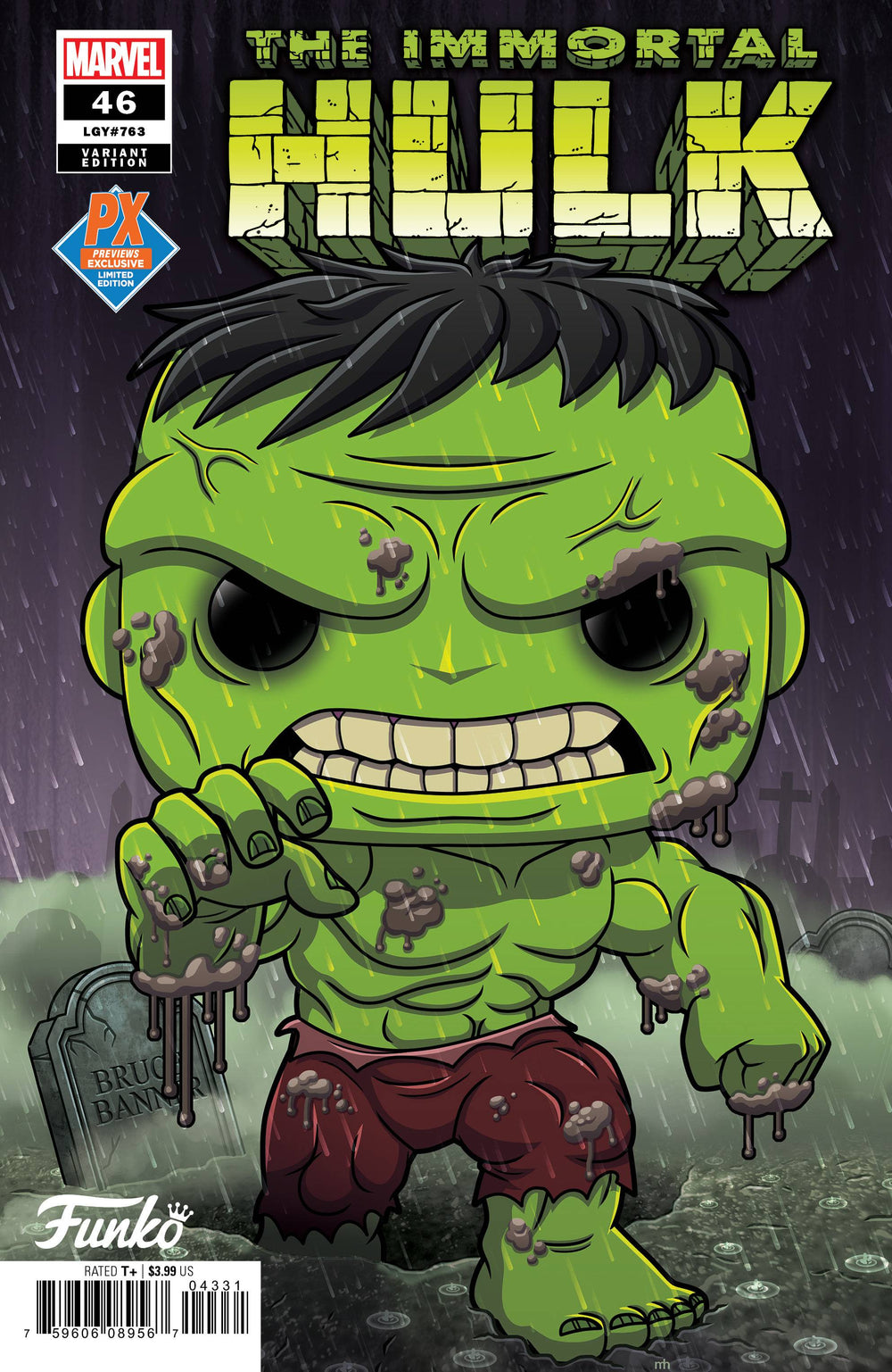 IMMORTAL HULK #46 HAYHURST PX FUNKO VAR (Net)