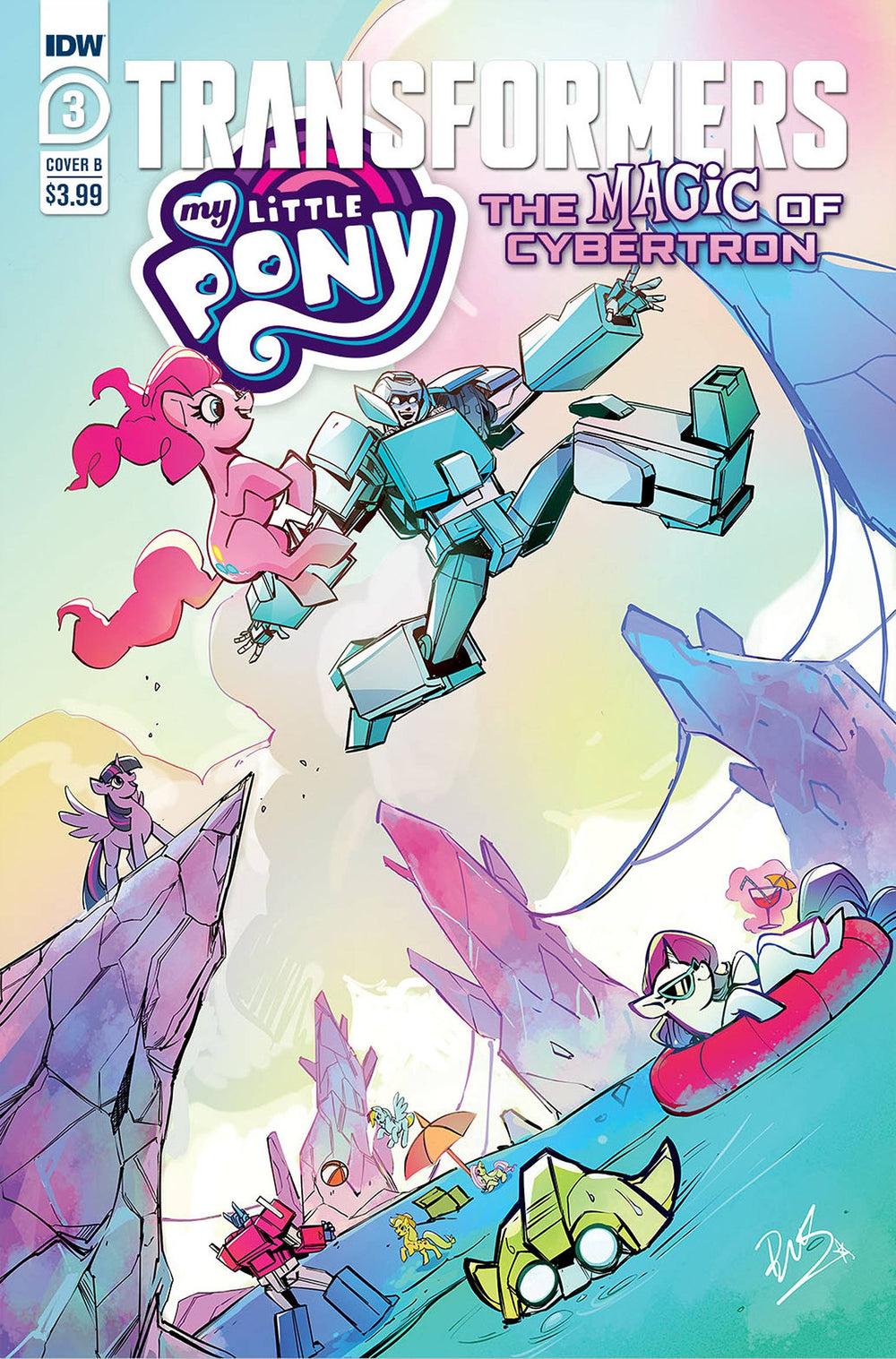 MLP TRANSFORMERS II #3 (OF 4) CVR A TONY FLEECS