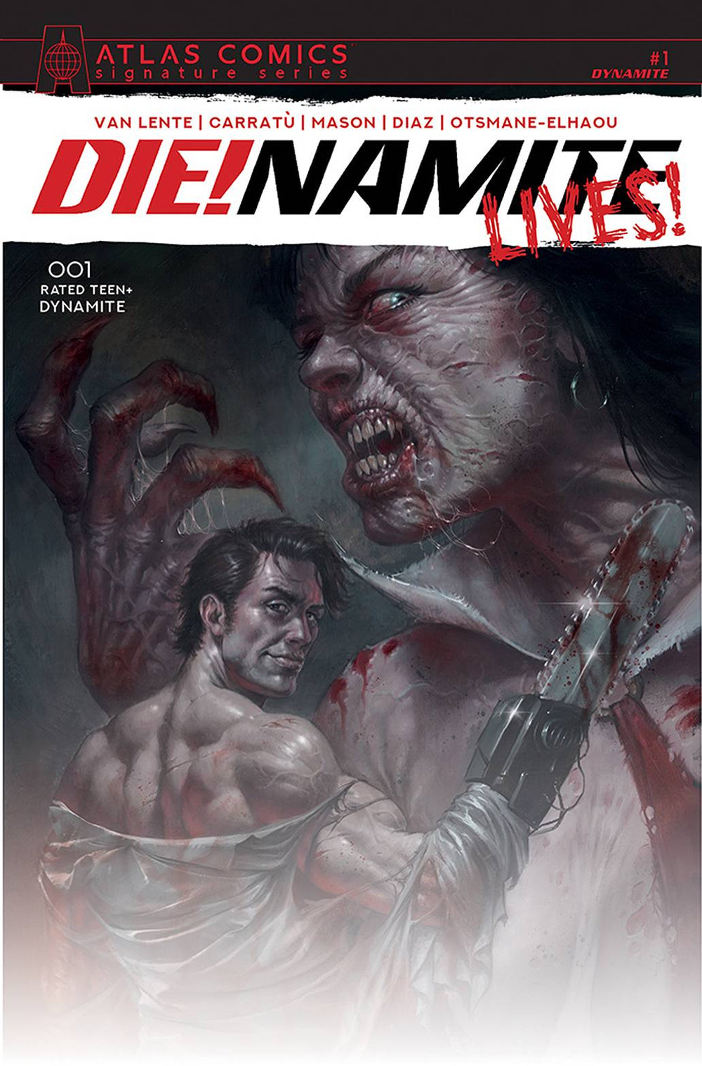 DIE!NAMITE LIVES #1 VAN LENTE SGN ATLAS ED (C: 0-1-2)