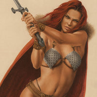 INVINCIBLE RED SONJA #2 CELINA LTD VIRGIN CVR