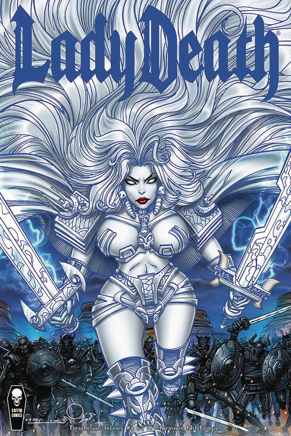 LADY DEATH TREACHEROUS INFAMY #1 (OF 2) CVR C SIMONSON FOIL