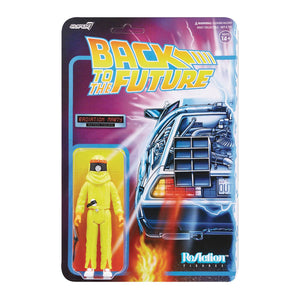 BACK TO THE FUTURE MARTY MCFLY RADIATION SUIT REACTION FIG (