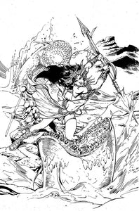 DEJAH THORIS WINTERS END ONE SHOT PREMIUM CASTRO B&W VIRGIN