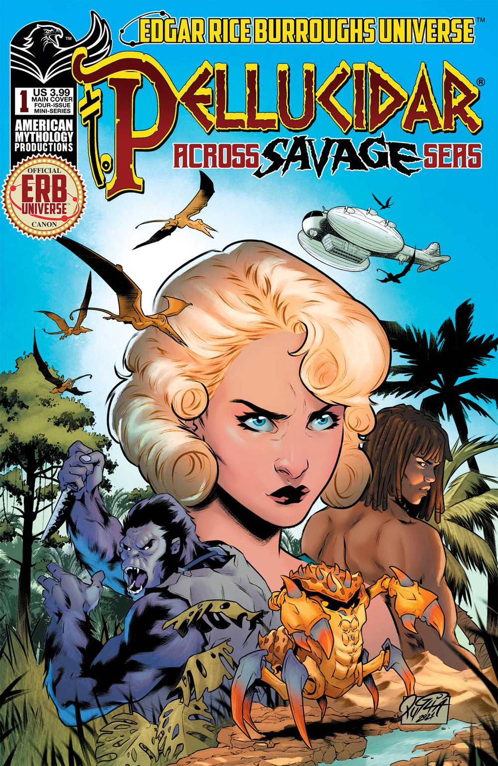 PELLUCIDAR ACROSS SAVAGE SEAS #1 CVR A PUGLIA (C: 0-1-2)