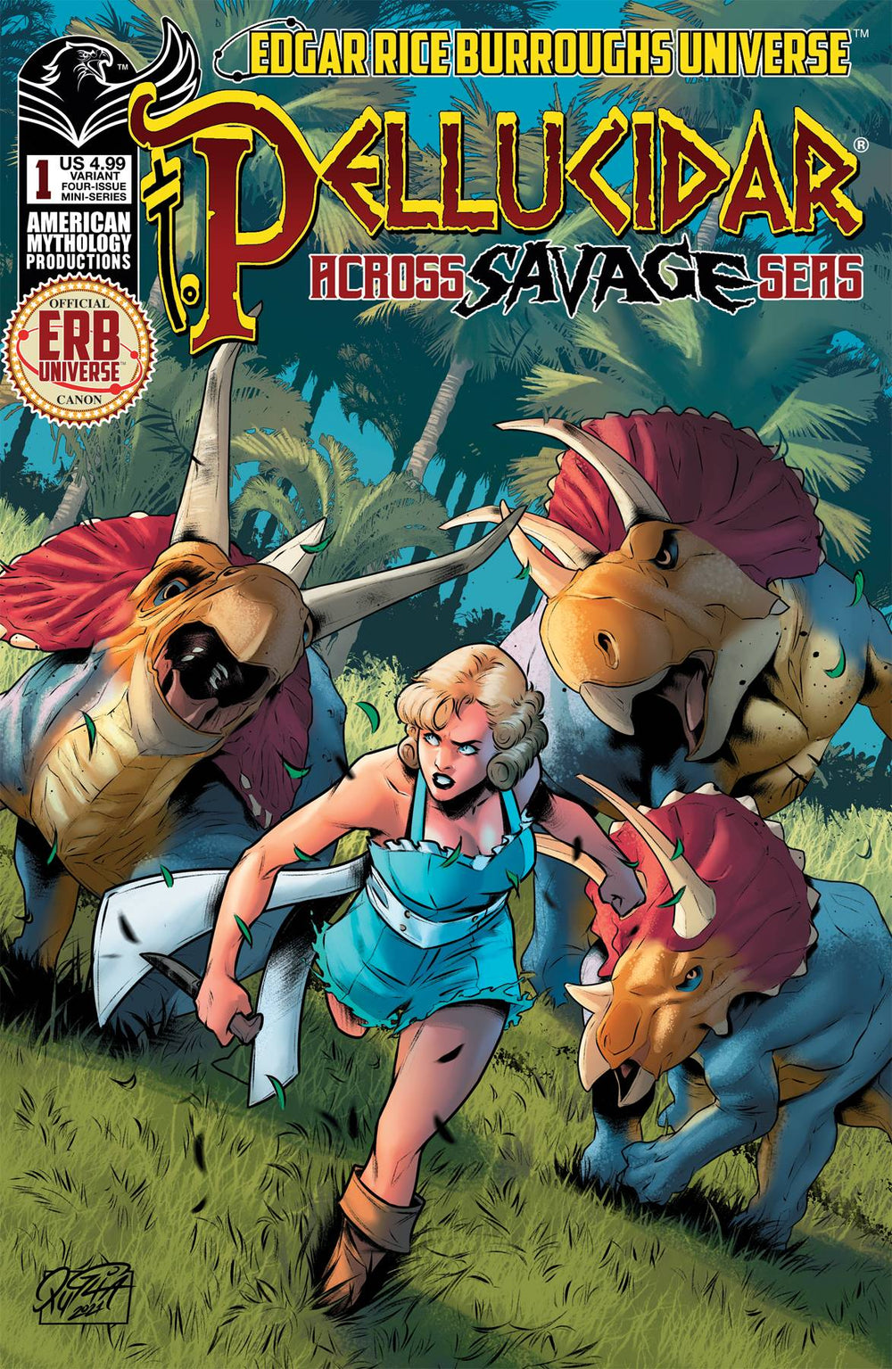 PELLUCIDAR ACROSS SAVAGE SEAS #1 CVR B WOLFER (C: 0-1-2)