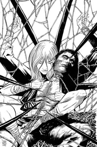 SONJAVERSAL #4 PREMIUM MOSS B&W VIRGIN FOC VAR