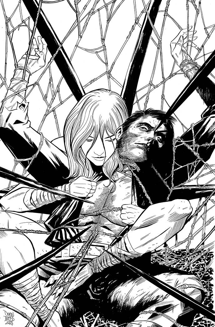 SONJAVERSAL #4 PREMIUM MOSS B&W VIRGIN FOC VAR
