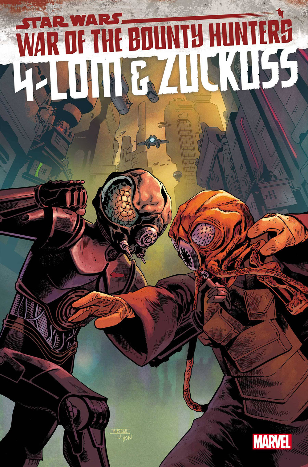 STAR WARS WAR BOUNTY HUNTERS 4-LOM ZUCKUSS #1