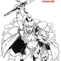 RED SONJA #27 PREMIUM MIRACOLO B&W VAR
