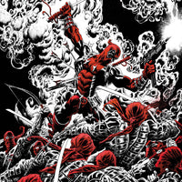 DEADPOOL BLACK WHITE BLOOD #1 (OF 5) HOTZ VAR