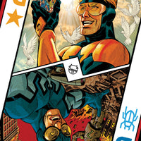 BLUE & GOLD #1 CVR B CARDSTOCK DAVE JOHNSON VAR