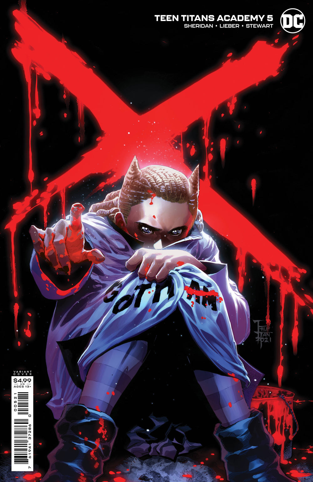 TEEN TITANS ACADEMY #5 CVR B CARDSTOCK TAN VAR