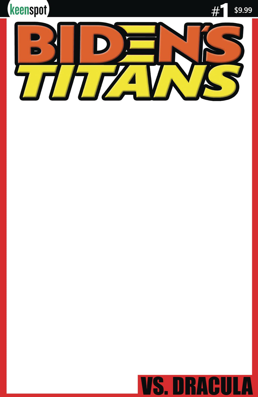 BIDENS TITANS VS DRACULA CVR D BLANK SKETCH COVER