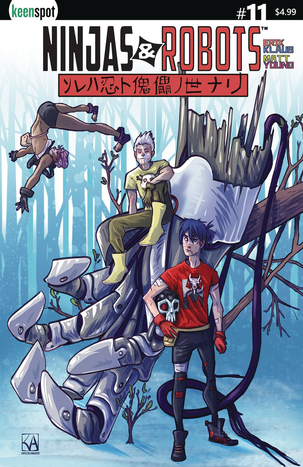 NINJAS & ROBOTS #11 CVR B KATELYN AMACKER
