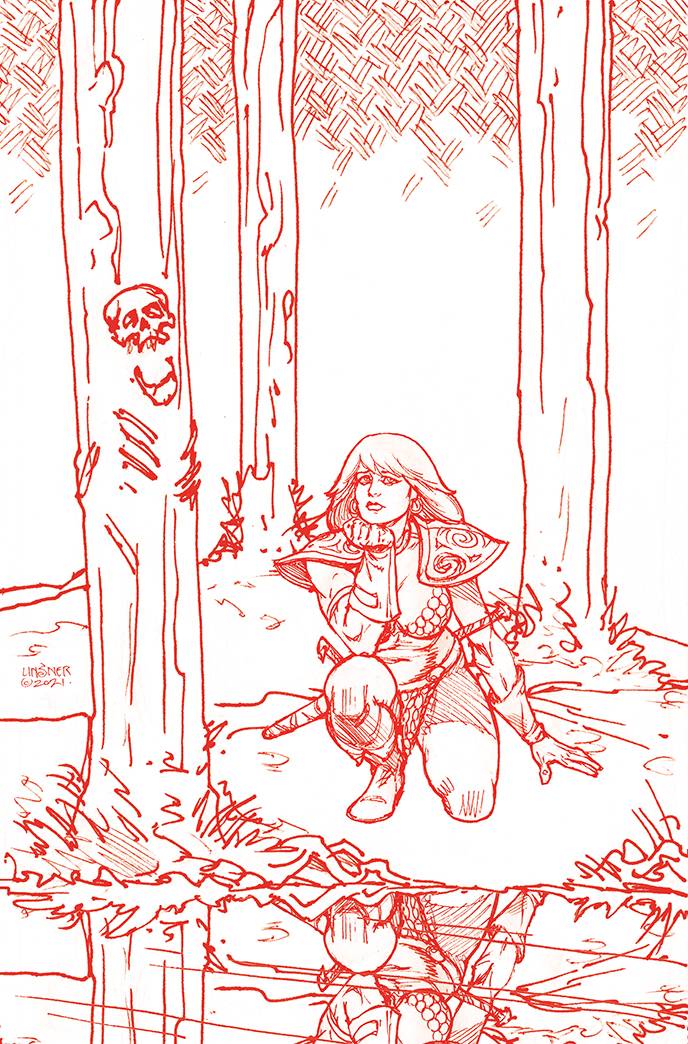 RED SONJA #28 PREMIUM LINSNER TINT VIRGIN VAR