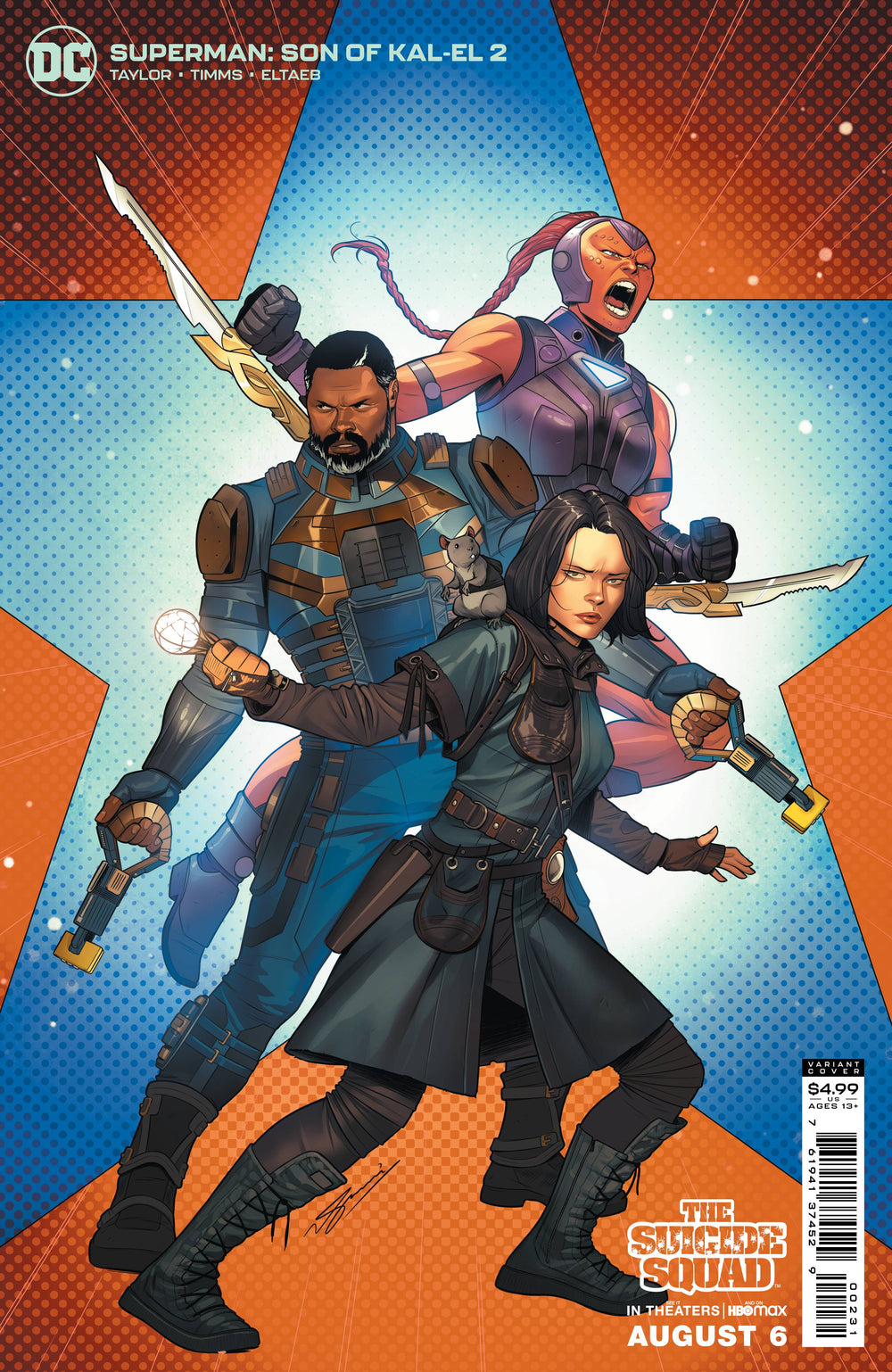 SUPERMAN SON OF KAL EL #2 CVR C SUICIDE SQUAD MOVIE VAR