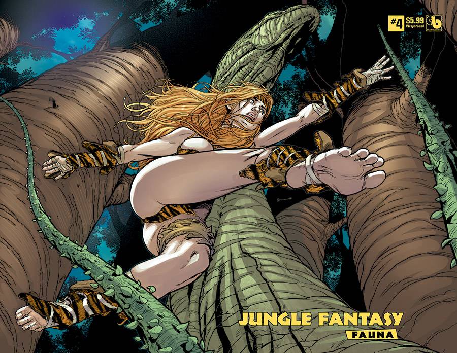 JUNGLE FANTASY FAUNA #4 WRAP VAR (MR) (C: 0-1-2)