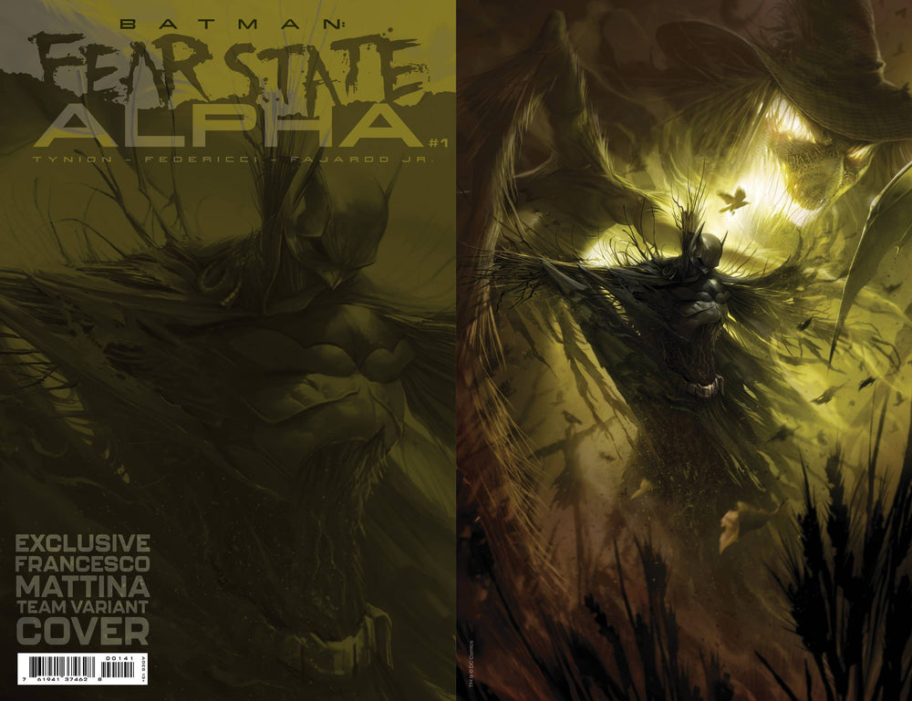 BATMAN FEAR STATE ALPHA #1 CVR D MATTINA FOIL TEAM VAR