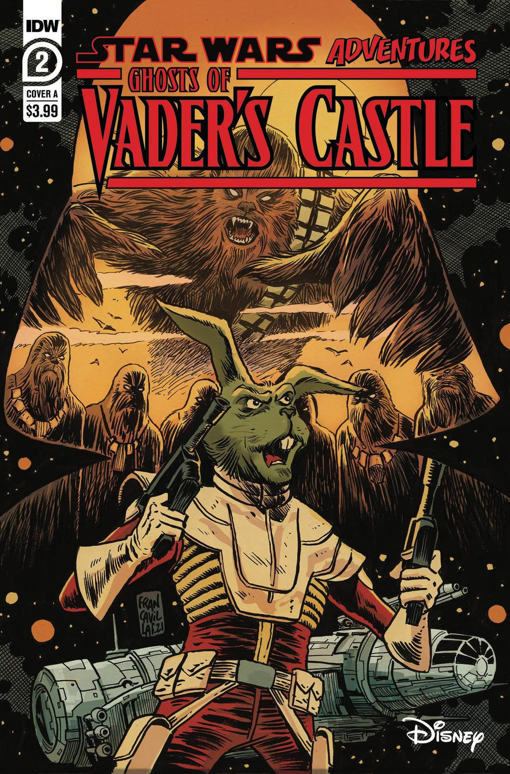 STAR WARS ADV GHOST VADERS CASTLE #2 (OF 5) CVR A FRANCAVILL