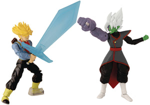 DB SUPER DRAGON STARS FUTURE TRUNKS VS FUSION ZAMASU ACTION FIGURE 2PK