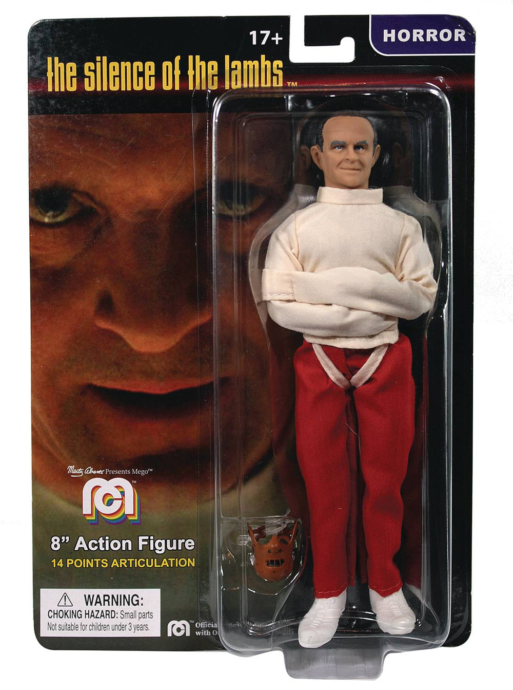 MEGO HORROR HANNIBAL STRAIGHT JACKET 8IN ACTION FIGURE